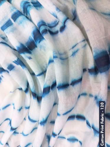 Cotton Digital Shibori Print fabric