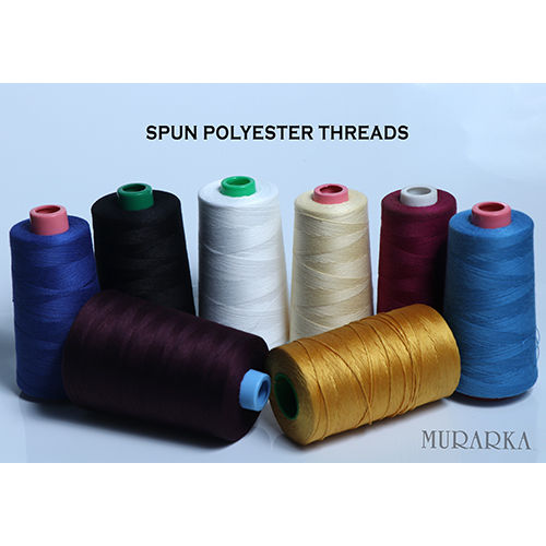 Spun Polyester Threads - Color: Different Available (600+ Colours)