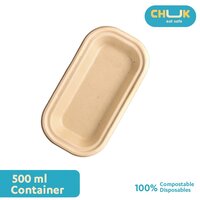 750ML BAGASSE DISPOSABLE CONTAINER
