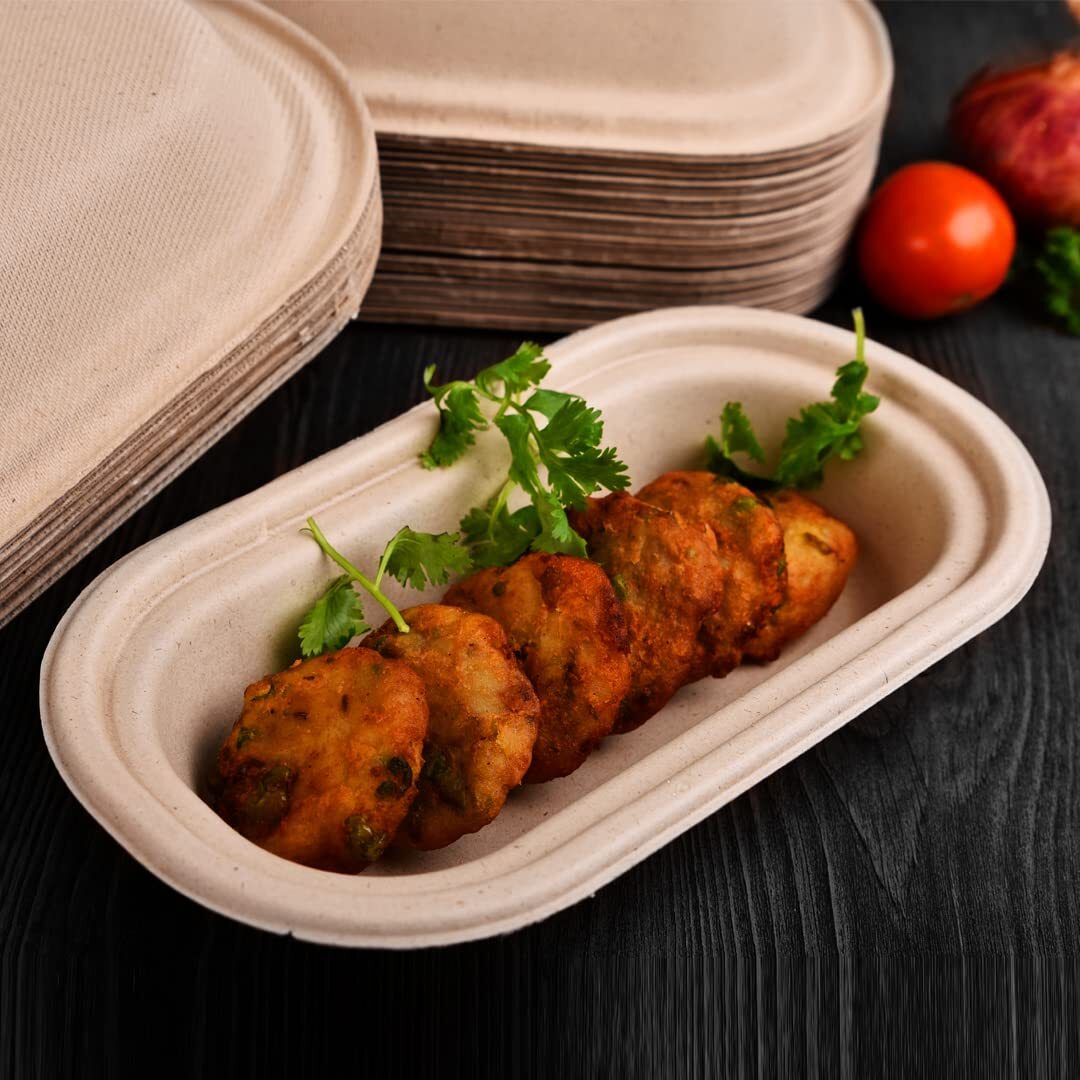 750ML BAGASSE DISPOSABLE CONTAINER