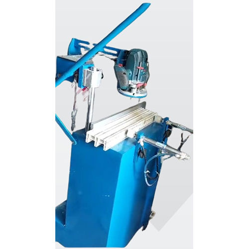 Blue Upvc & Aluminium Mini Copy Router Machine With Heavy Motor