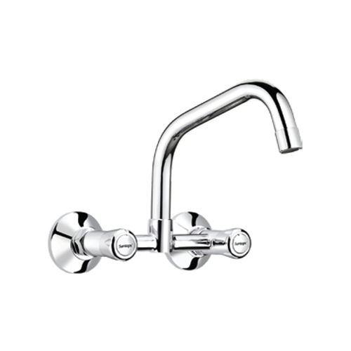 Silver Ec-1224 Sink Mixer Extended Spout