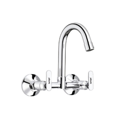 Silver Ds-4013 Sink Mixer Regular Spout