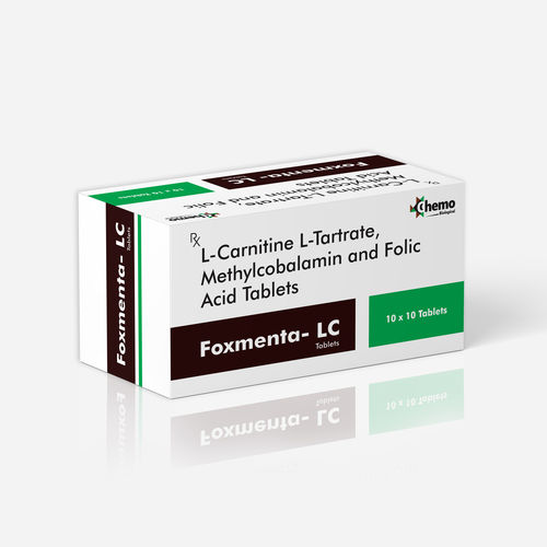 L-Carnitine, L-Tartrate, Methylcobalamin, Folic Acid tablet