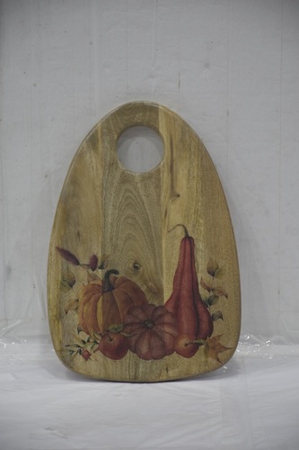 15 Inch Wooden Printed Chopping Board