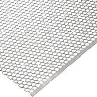 Perforated Metal Sheets - Color: Silver