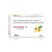 Ferric Pyrophosphate Liposomal Eq. To Elemental Iron 30mg + Curcuma Longa 5mg + Folic Acid 200mcg + Vitamin B12 0.75 Mg