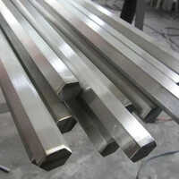 Ss316l Hexagon Bars - Stainless Steel, 6m Length, Silver Color, Bright Polished Finish | Industrial Use, Grade 202, Hexagonal Shape