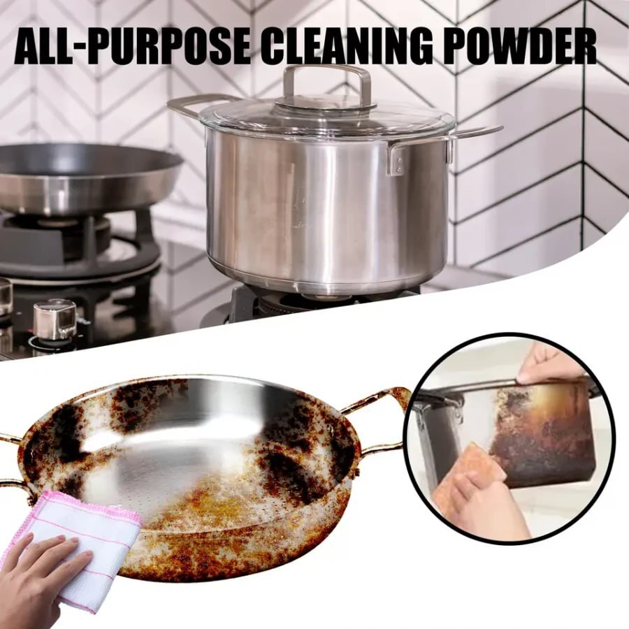 KITCHEN MULTI-PURPOSE FOAM CLEANING POWDER