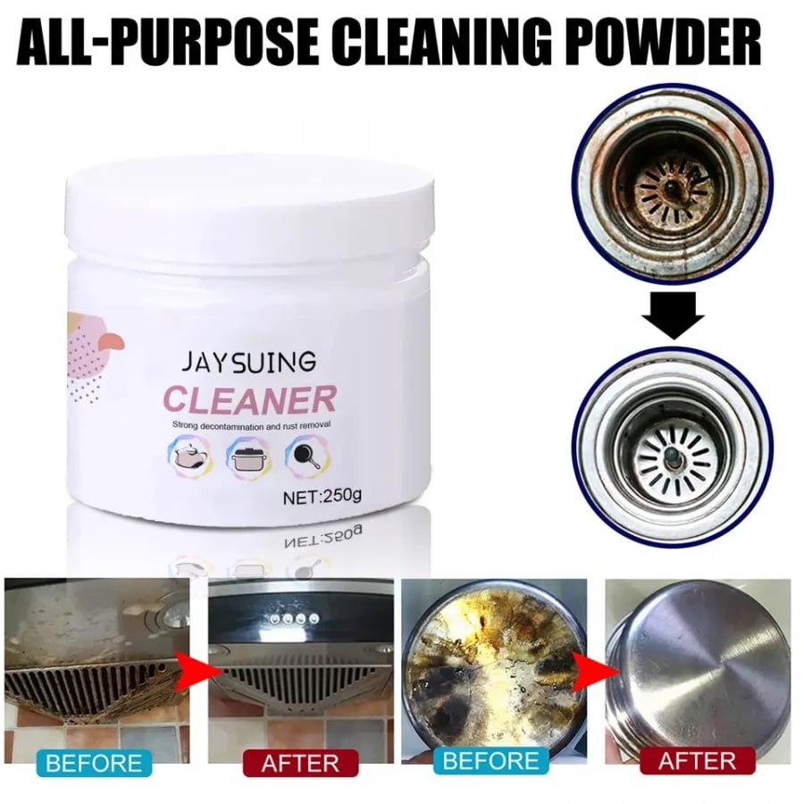KITCHEN MULTI-PURPOSE FOAM CLEANING POWDER