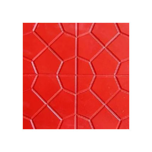 Octagon Flower Concrete Paver Tile Block - Color: As Per Requirement