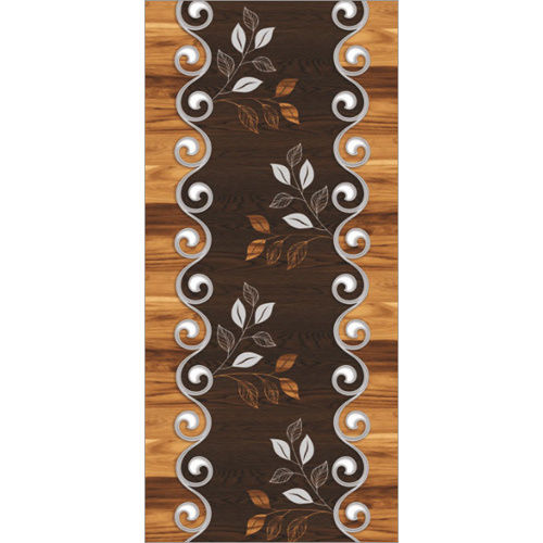 Wooden Carving Laminated Door Paper Print