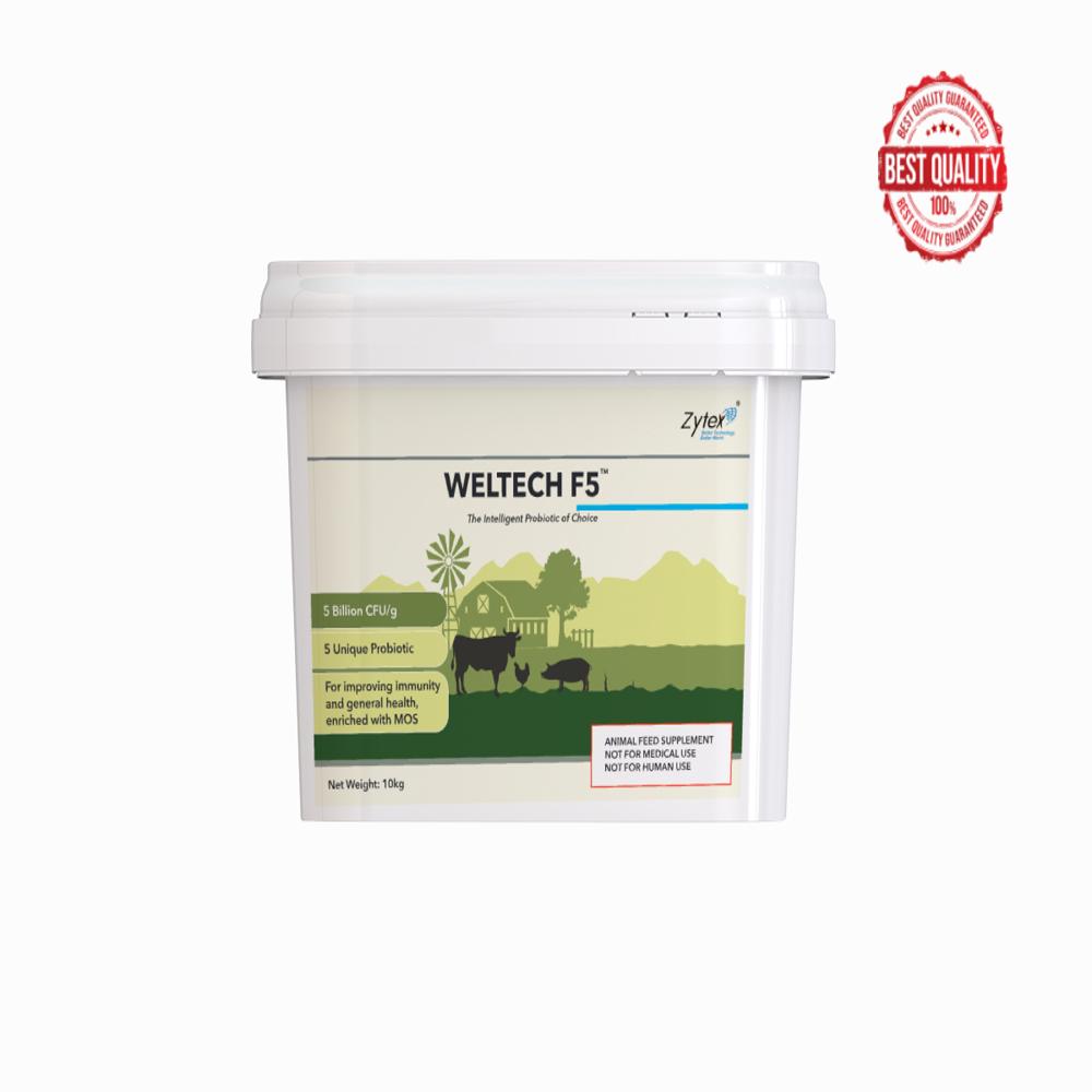 Animal Feed Supplement Probiotic Blend Weltech F5 5Bn Formulations - Storage: Room Temperature
