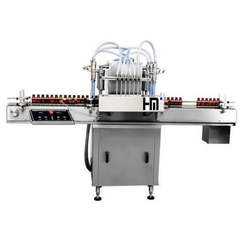 Automatic Glass Bottle Filling Machine By H M Pharma Machines