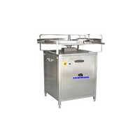Three Phase Turntable Machine - Ss316, 440 Volt, Silver Color | Automatic Control, 150 Bottles Per Minute, Warranty Included