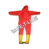 Chemical Safety Body Protection Suit - Color: Red