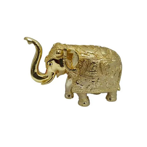 Gold Plated Elephant Statue - Feature: Durable