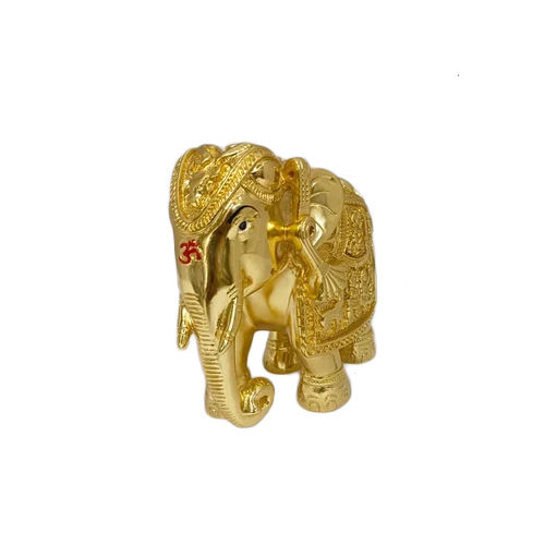 Gold Gajalaxmi Elephant Statue