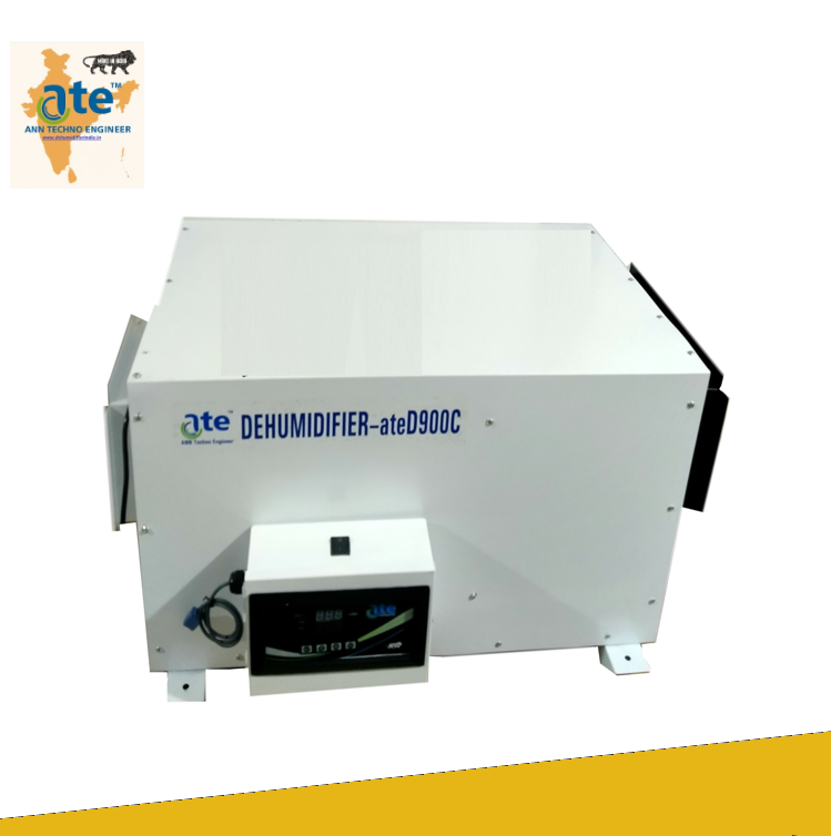 Duct Mounted Dehumidifier Ated900c 90 L-day - Color: Black  And Magenta