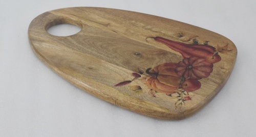 Wooden Printed Chopping Board Original Finish