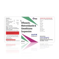 Ofloxacin + Metronidazole + Simethicone - 50mg/120mg/10mg Liquid Suspension | Effective Diarrhea Treatment, Enhanced Bacterial Infection Defense, 1.5-year Shelf Life