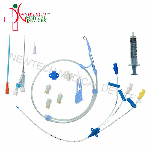 Yellow Cvc Triple Lumen Catheter Kit