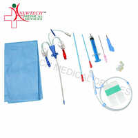 Curve Hemodialysis Triple Lumen Catheter Kit