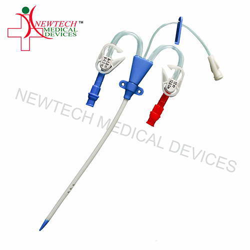 Curve Hemodialysis Triple Lumen Catheter