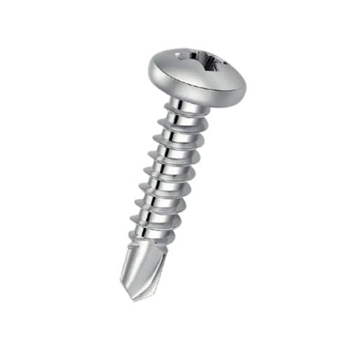 Pan Phillips Head Self Drilling Screws - Zincxylan - Color: Silver
