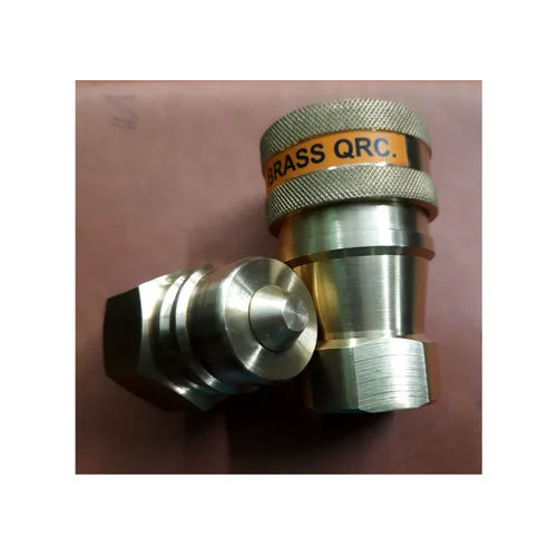 Round Industrial Brass Coupler