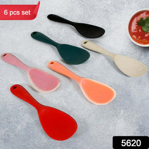 SILICONE RICE PADDLE SPOON NON STICK RICE SPOON