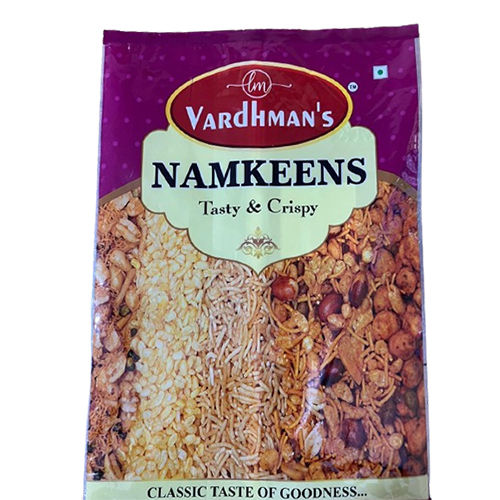 Different Available Namkeens Tasty And Crispy Packaging Pouches