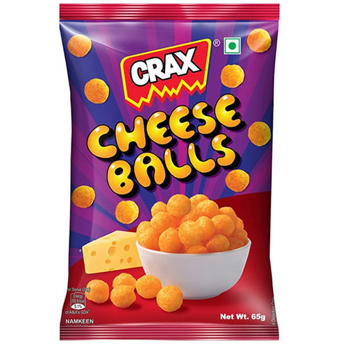 65gm Cheese Balls Packaging Pouches