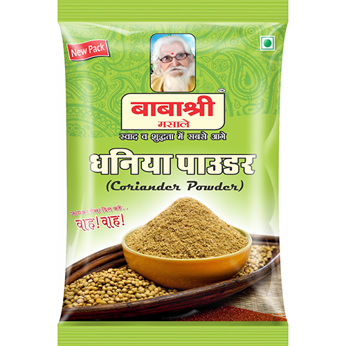 Baba Shree Coriander Powder Packaging Pouches