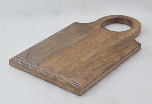 Wooden Chopping Board With Round Handle