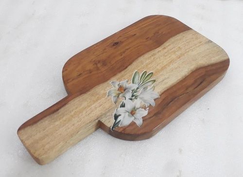 11 Inch Wooden Printed Chopping Board