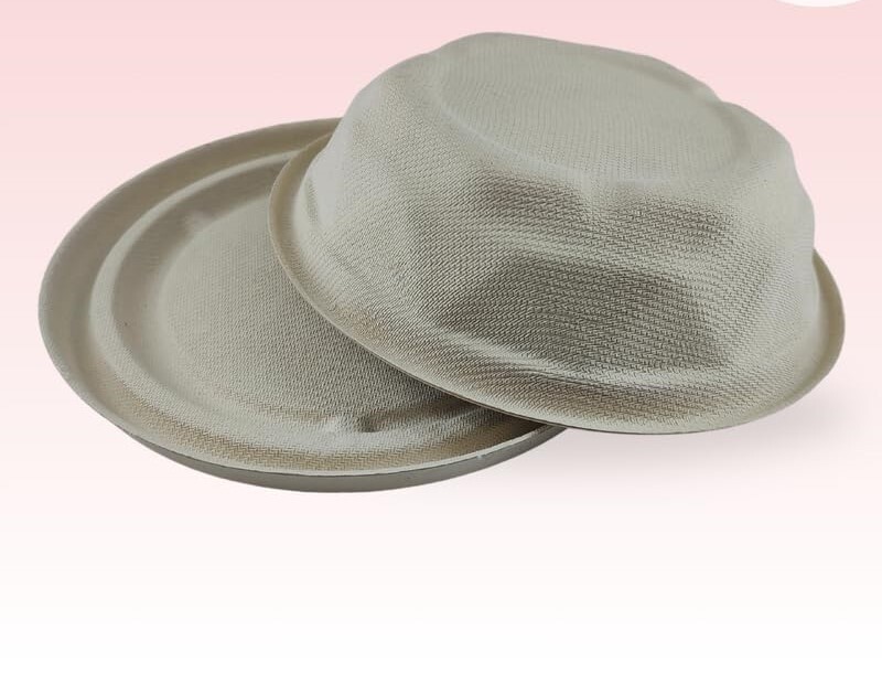 500ML Kohinoor Round Bagasse Bowl with Lid