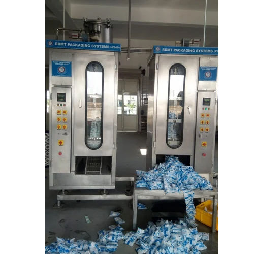 Automatic Buttermilk Pouch Packing Machines - Color: Silver