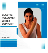 Elastic Pullover Wrist Support P.c.no. 0627 (s/m/l) - Latex-free, 11x1.1x18 Cm, Durable Skin-friendly Material, Optimum Compression & Support For Wrist