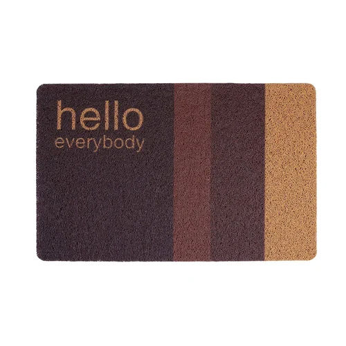 Non Slip Welcome Door Mats For Home Back Material: Anti-Slip Latex