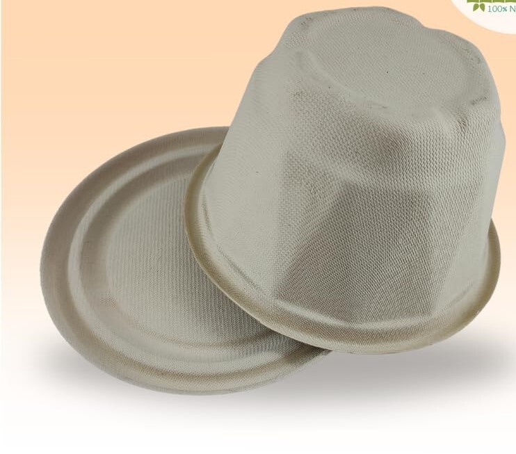 1000ML Kohinoor Round Bagasse Bowl with Lid