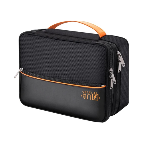 Nylon Double Layer Gadgets Bag