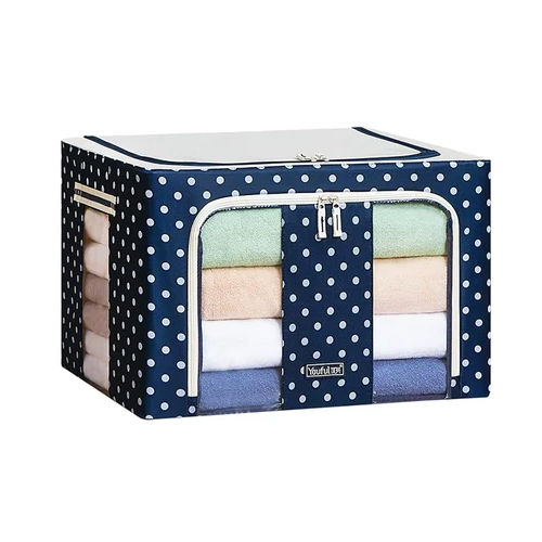 Rectangular 66 Ltr Foldable Fabric Storage Box