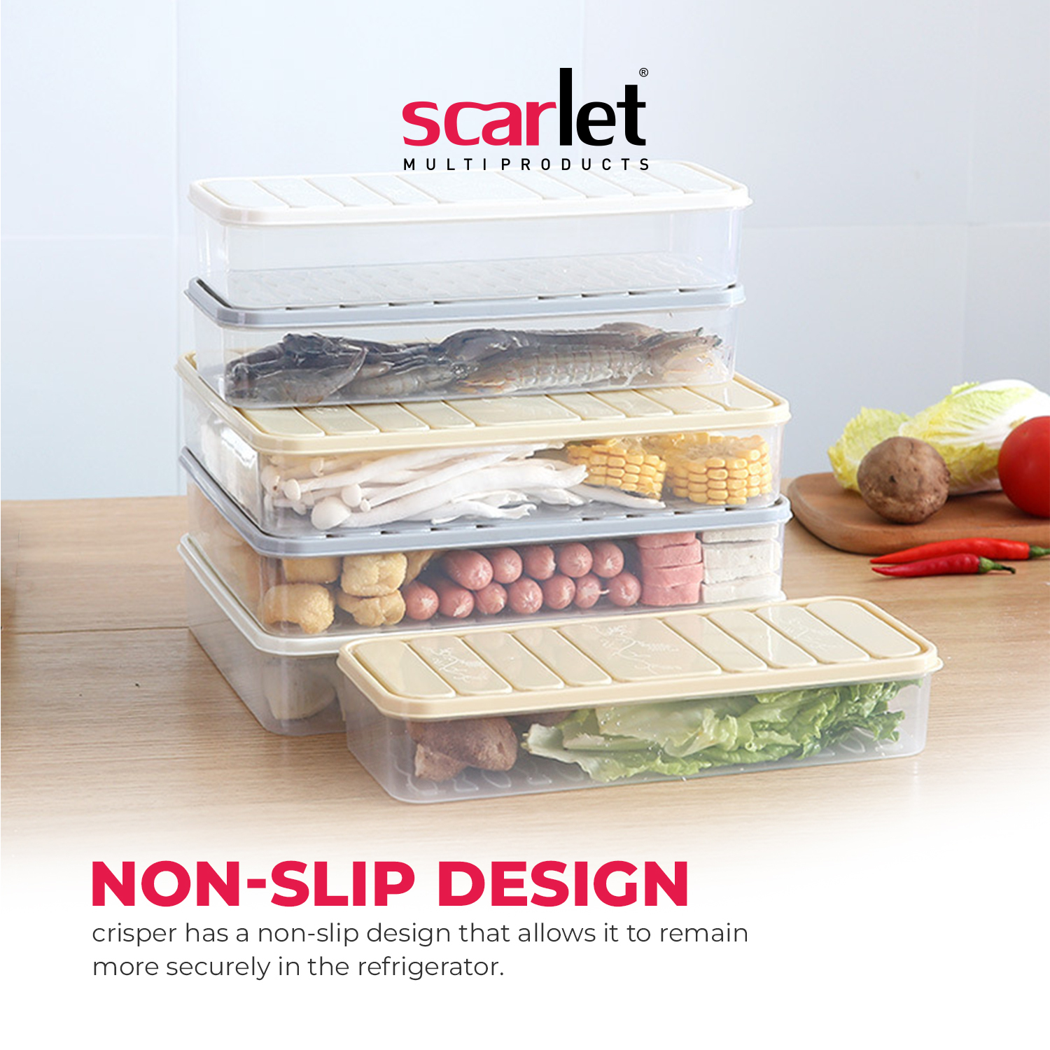 Fridge Storage Container For Food