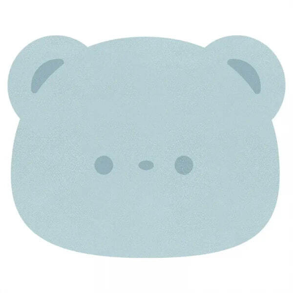 BEAR SHAPE DISH DRYING WATER ABSORBMENT MAT FOR KITHCHEN