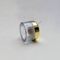 Acrylic Balm Jar 15gm with Gold Metalizing Cap