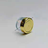 Acrylic Balm Jar 15gm with Gold Metalizing Cap