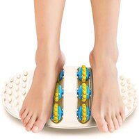 Plastic Roller Wheel Acupoint Foot Massager