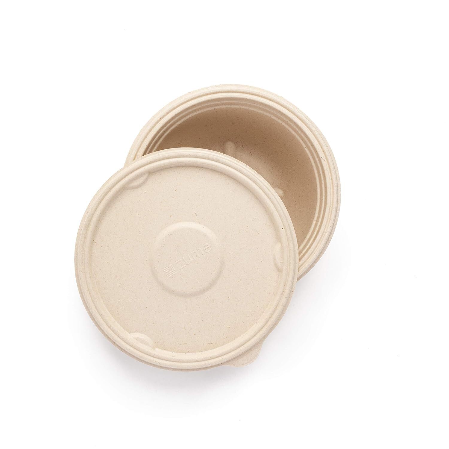 500ML Premium Sugarcane Bagasse Meal Bowl with Lid