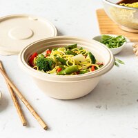 1000ML Premium Sugarcane Bagasse Meal Bowl with Lid